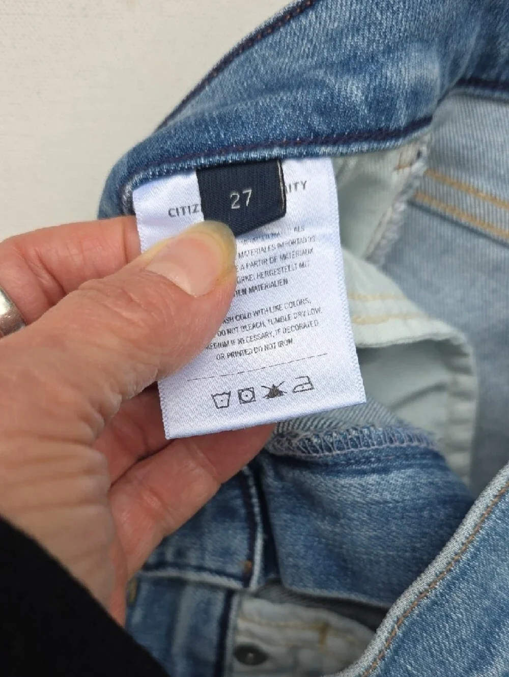 NEW $238 CITIZENS OF HUMANITY LILAH HIGH-RISE KICK FLARE MED BLUE JEANS SIZE 27 - Picture 12 of 13